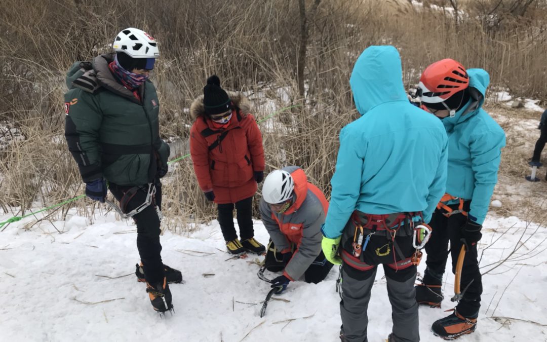 2018韓國冰攀交流~韓國道路公社攀登隊對登山的熱情  帶著滿滿回饋台灣山友們/8k4班-吳瑋涵