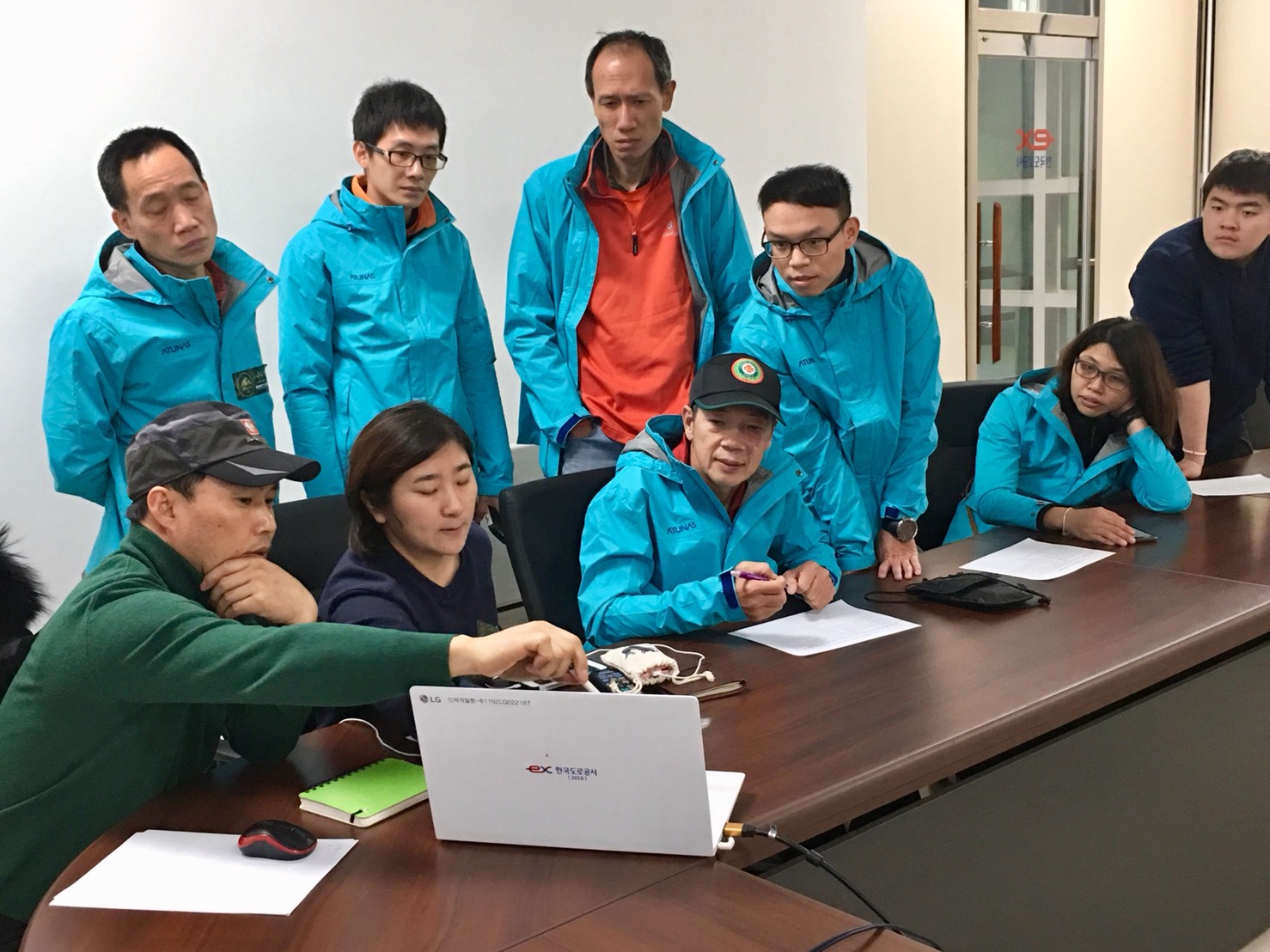 冰攀行前說明演練